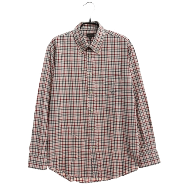 [HENRY COTTON&#039;S]   코튼 체크 패턴 셔츠( MADE IN BULGARIA )[SIZE : MEN M]