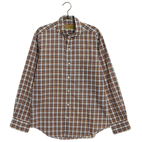 [PAUL STUART]   코튼 체크 패턴 셔츠( MADE IN JAPAN )[SIZE : MEN M]