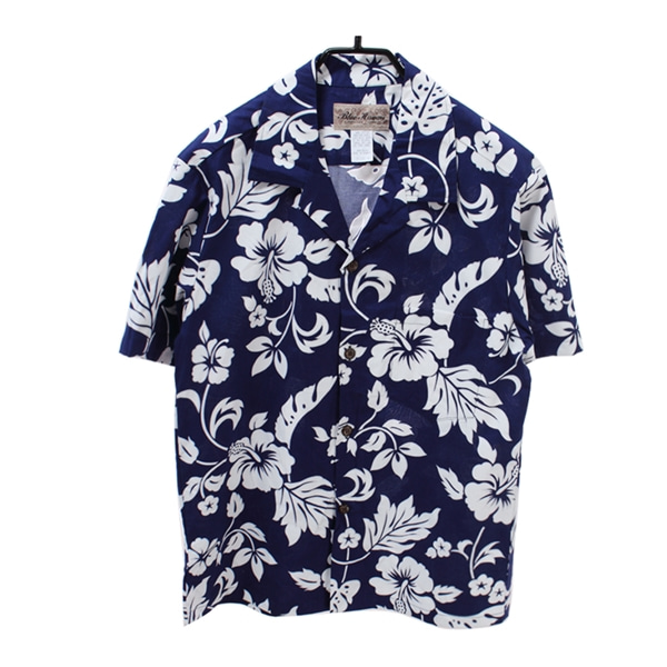 [BLUE HAWAI]   코튼 반팔 셔츠( MADE IN HAWAI )[SIZE : MEN S]