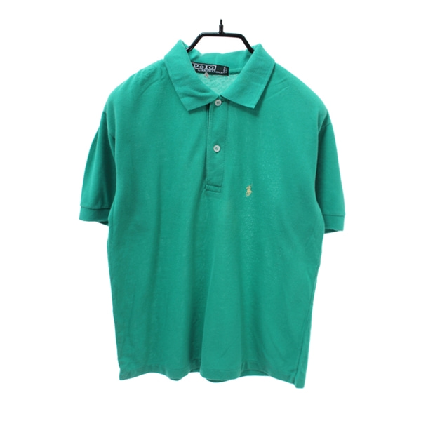 [POLO BY RALPHLAUREN]   코튼 반팔 카라 티셔츠( MADE IN USA )[SIZE : MEN M]