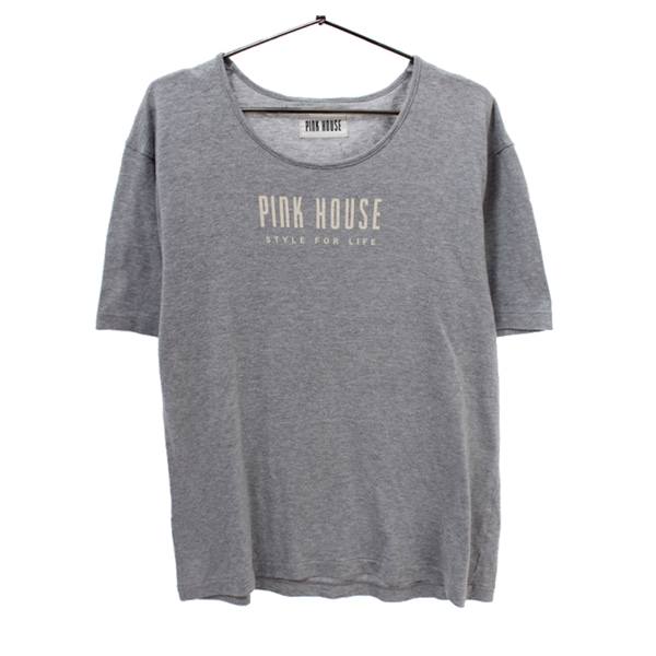 [PINK HOUSE]   코튼 반팔 티셔츠( MADE IN JAPAN )[SIZE : WOMEN L]