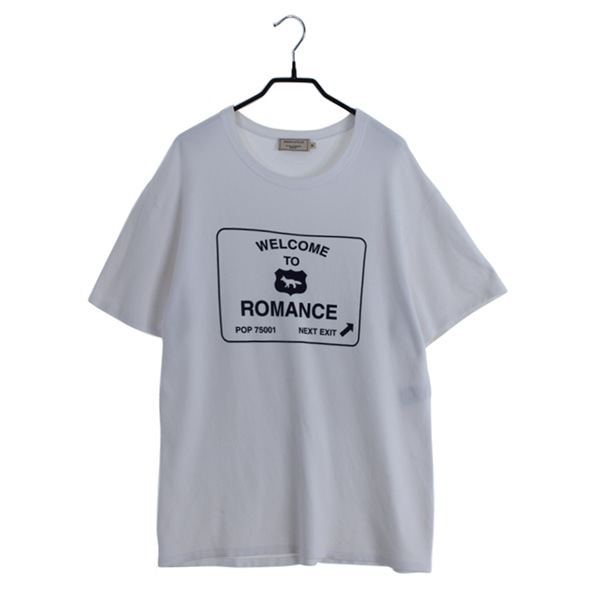 [MAISON KITSUNE]   코튼 반팔 티셔츠( MADE IN PORTUGAL )[SIZE : WOMEN XL]